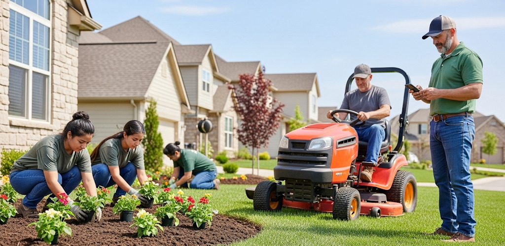 Logo for Landscaping industry